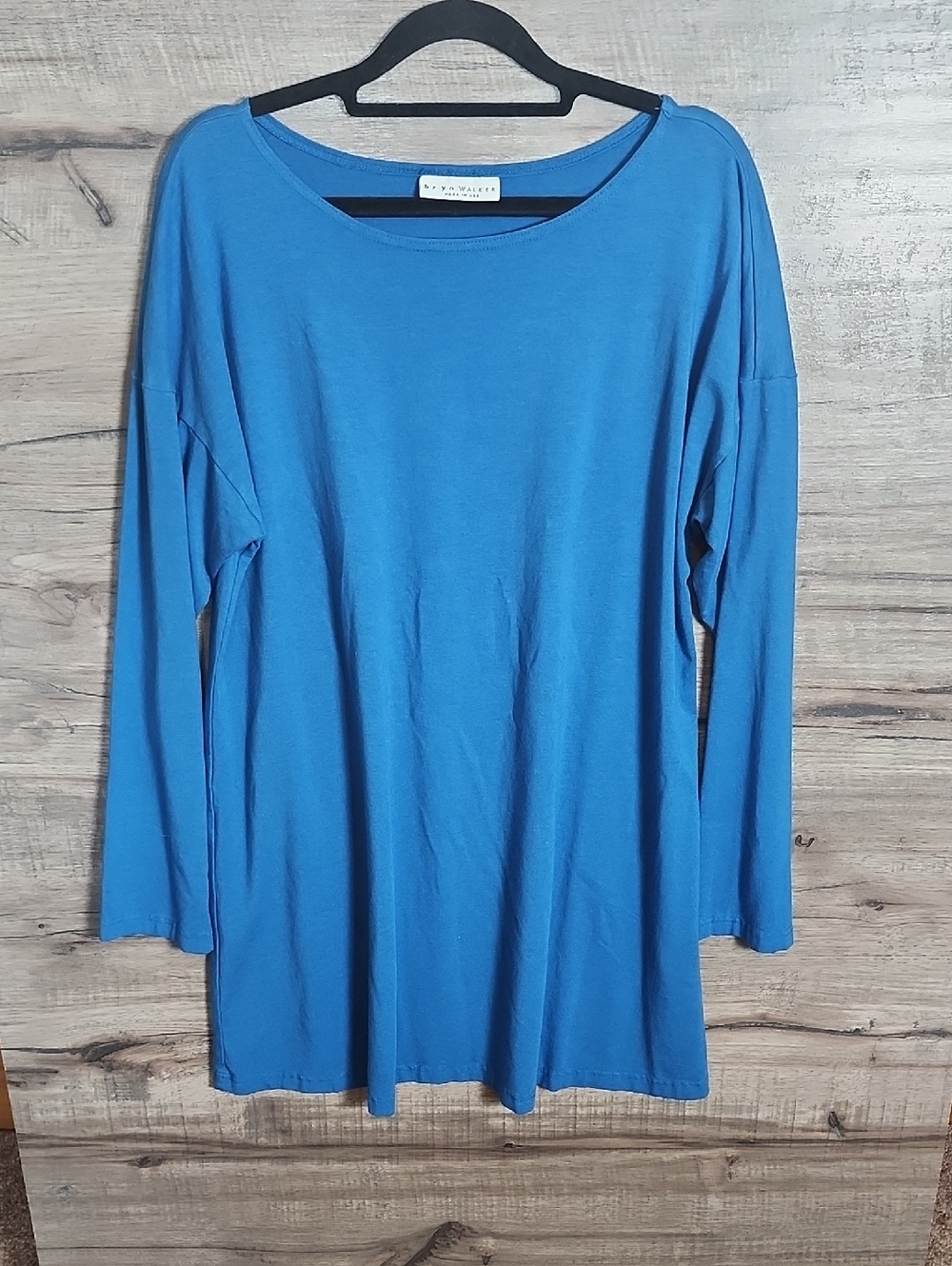 Bryn Walker Long Sleeve Tunic Top In Blue